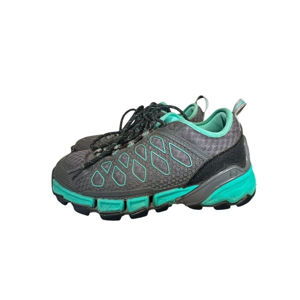 Women's Danner Extrovert 52140 Gray Hiking Shoes Gray Turquoise Womens Sz 6 M